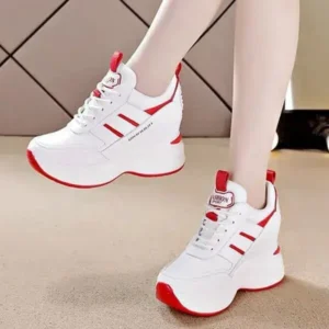 Speedupgadgets Women Fashion Platform Lace-Up Sneakers