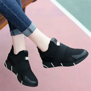 Speedupgadgets Women Fashion Slip On Round-Toe Shoes