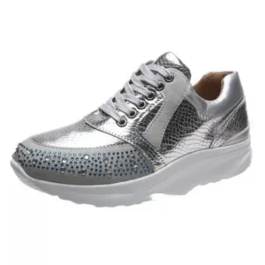 Speedupgadgets Women Fashion Rhinestones Sneakers