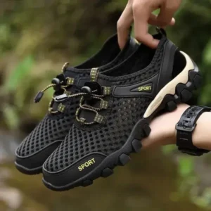 Speedupgadgets Men Fashion Mesh Wear-Resistant Hiking Sneakers