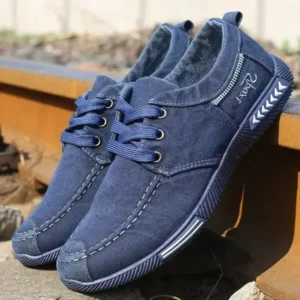 Speedupgadgets Men Casual Breathable Low Top Canvas Shoes