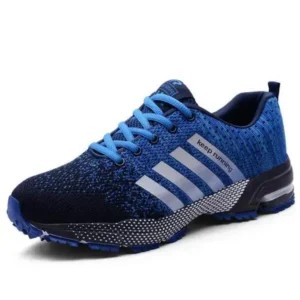 Speedupgadgets Men Fashion Fly Woven Mesh Breathable Low Top Sneakers