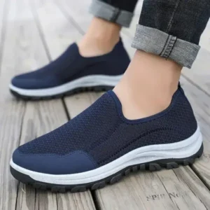 Speedupgadgets Men Fashion Fall Casual Comfortable Lightweight Flyknit Breathable Mesh Loose Sneakers