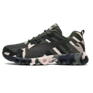 Speedupgadgets Couple Casual Camouflage Pattern Lace Up Design Breathable Sneakers
