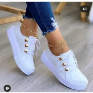 Speedupgadgets Women Plus Size Casual Platform Sneakers