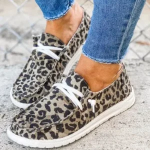 Speedupgadgets Women Leopard Casual Flat Loafers Shoes