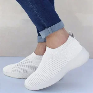 Speedupgadgets Women Fashion Fly Woven Breathable Sneakers