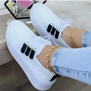 Speedupgadgets Women Fashion Lace-Up Sneakers